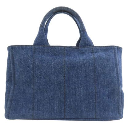 PRADA Canapa 2WAY Handbag Denim Ladies [Used]