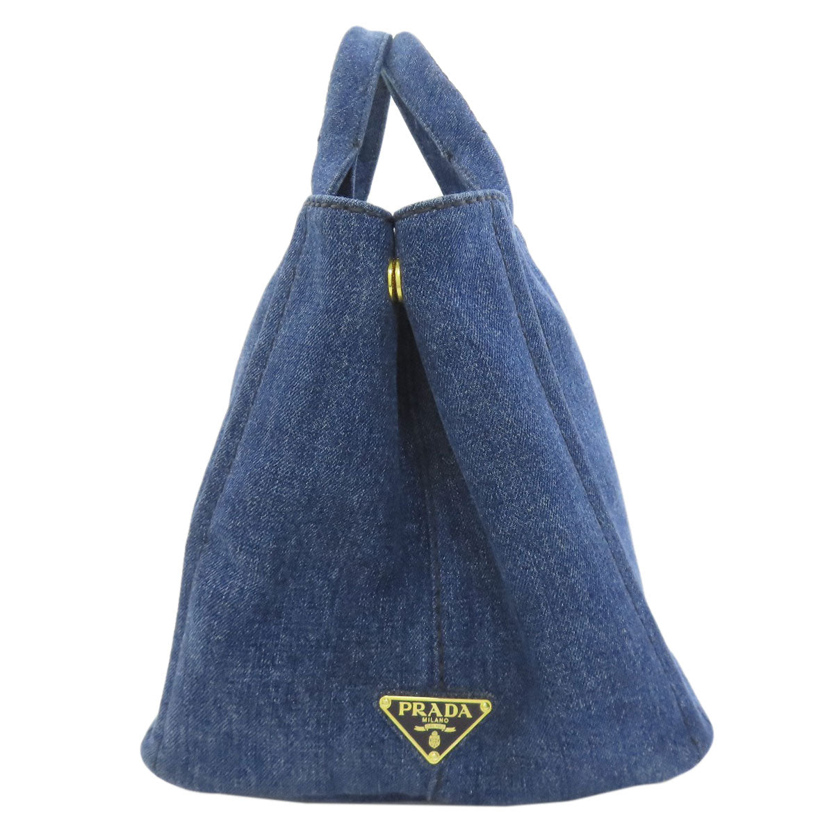 PRADA Canapa 2WAY Handbag Denim Ladies [Used]