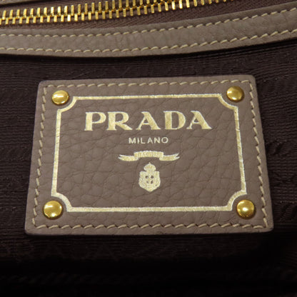 PRADA logo Tote Bag Calf Ladies [Used]
