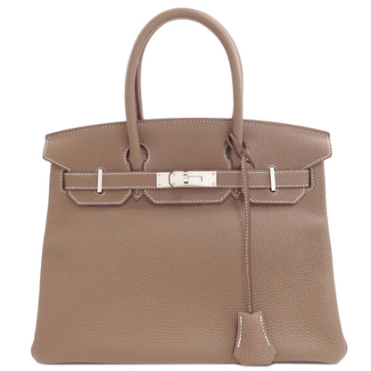HERMES Birkin 30 Etoupe SilverHardware Handbag Togo Ladies [Used]