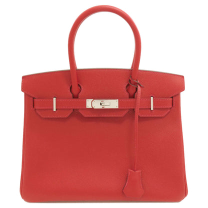 HERMES Birkin 30 SilverHardware Handbag Epsom Ladies [Used]