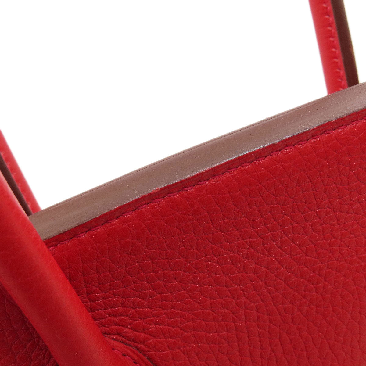 HERMES Birkin 30 SilverHardware Handbag Taurillon Clemence Ladies [Used]