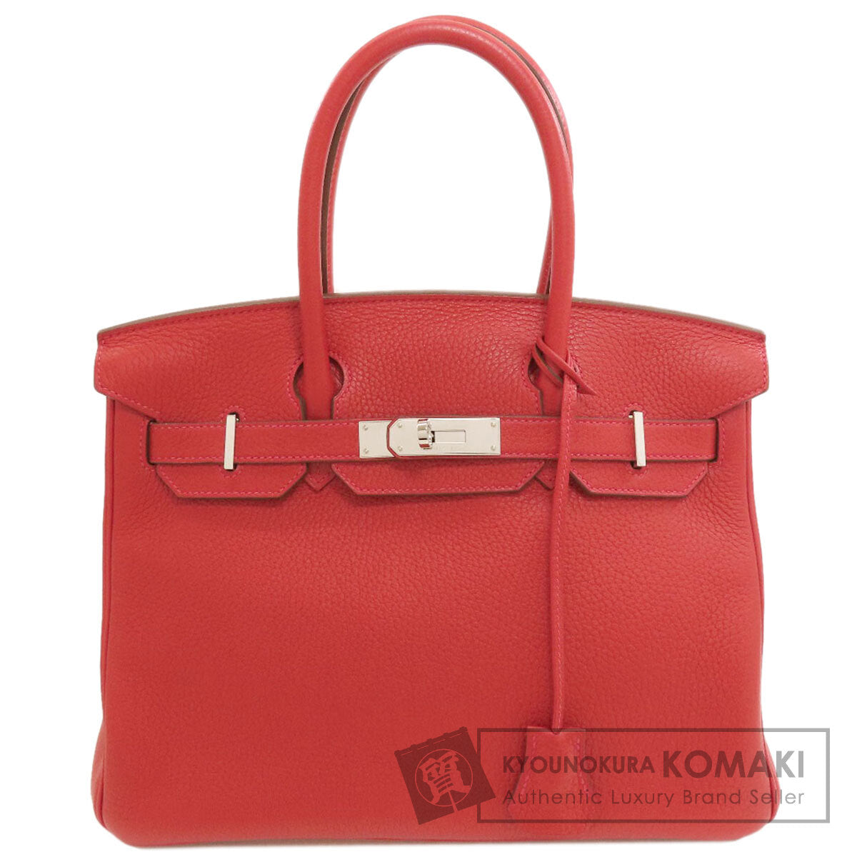 HERMES Birkin 30 SilverHardware Handbag Taurillon Clemence Ladies [Used]