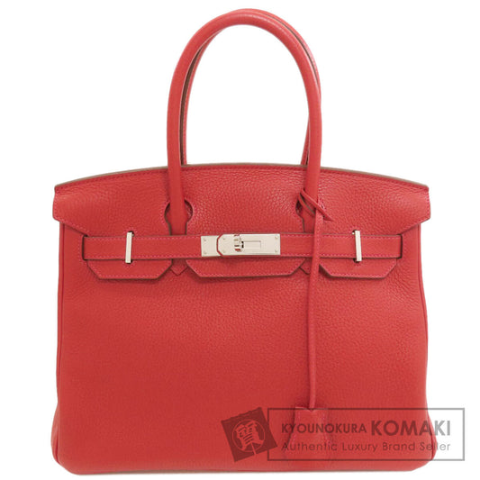 HERMES Birkin 30 SilverHardware Handbag Taurillon Clemence Ladies [Used]