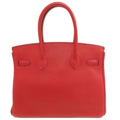 HERMES Birkin 30 SilverHardware Handbag Taurillon Clemence Ladies [Used]