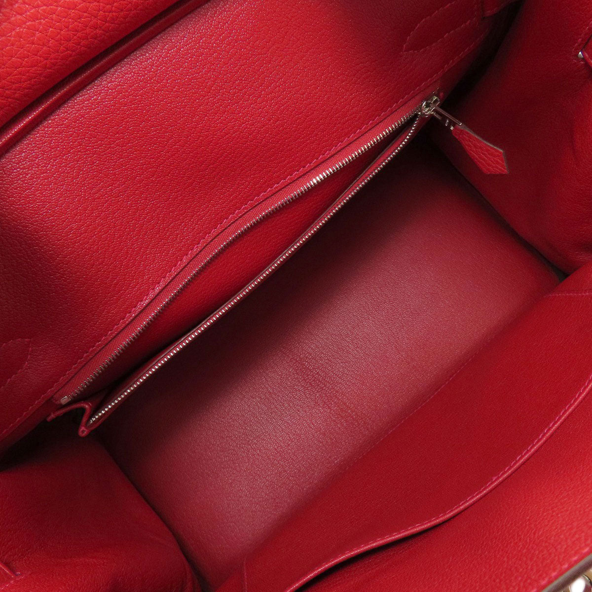 HERMES Birkin 30 SilverHardware Handbag Taurillon Clemence Ladies [Used]