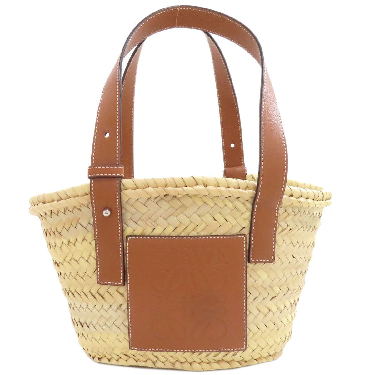 LOEWE Basket bag small Handbag Raffia Ladies [Used]