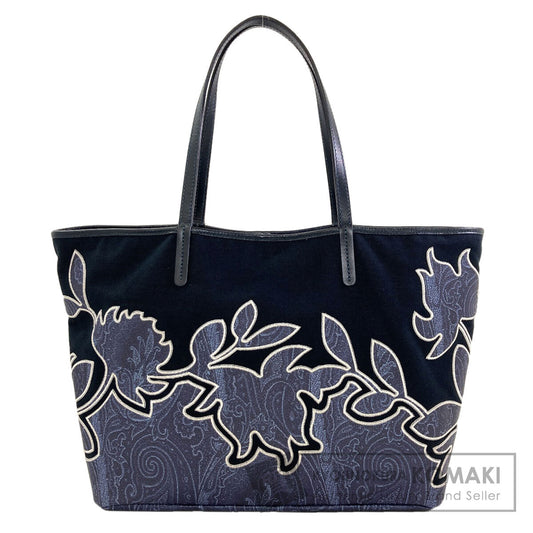 ETRO Paisley pattern Tote Bag PVC Canvas & LeatherLadies [Used]