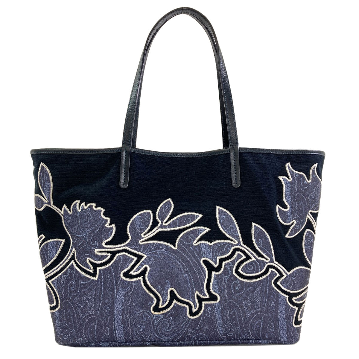 ETRO Paisley pattern Tote Bag PVC Canvas & LeatherLadies [Used]