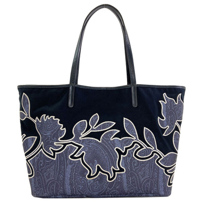 ETRO Paisley pattern Tote Bag PVC Canvas & LeatherLadies [Used]