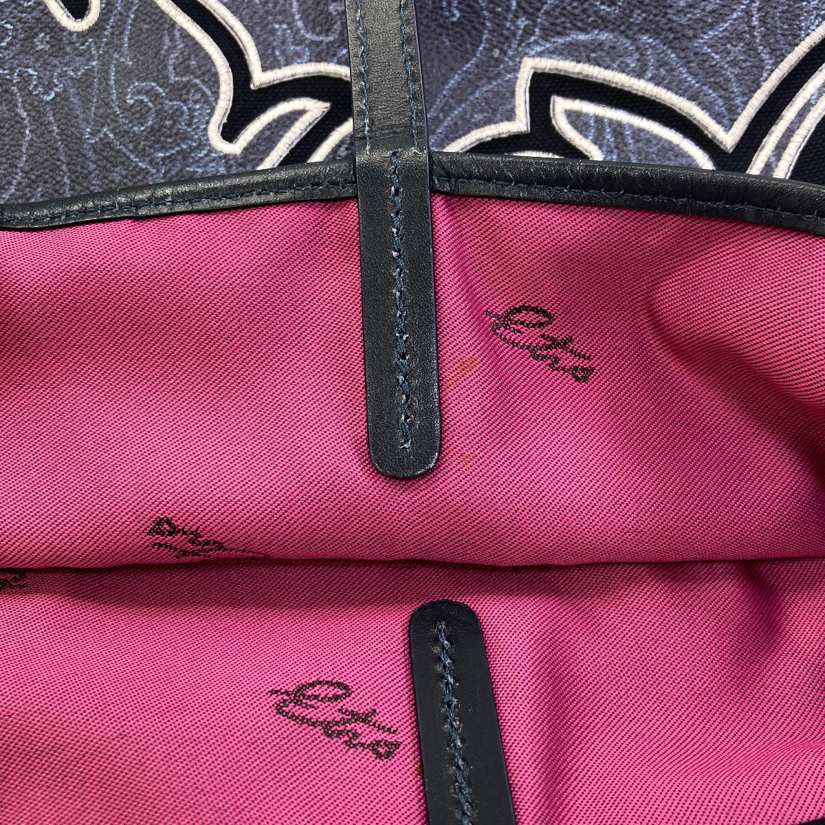 ETRO Paisley pattern Tote Bag PVC Canvas & LeatherLadies [Used]