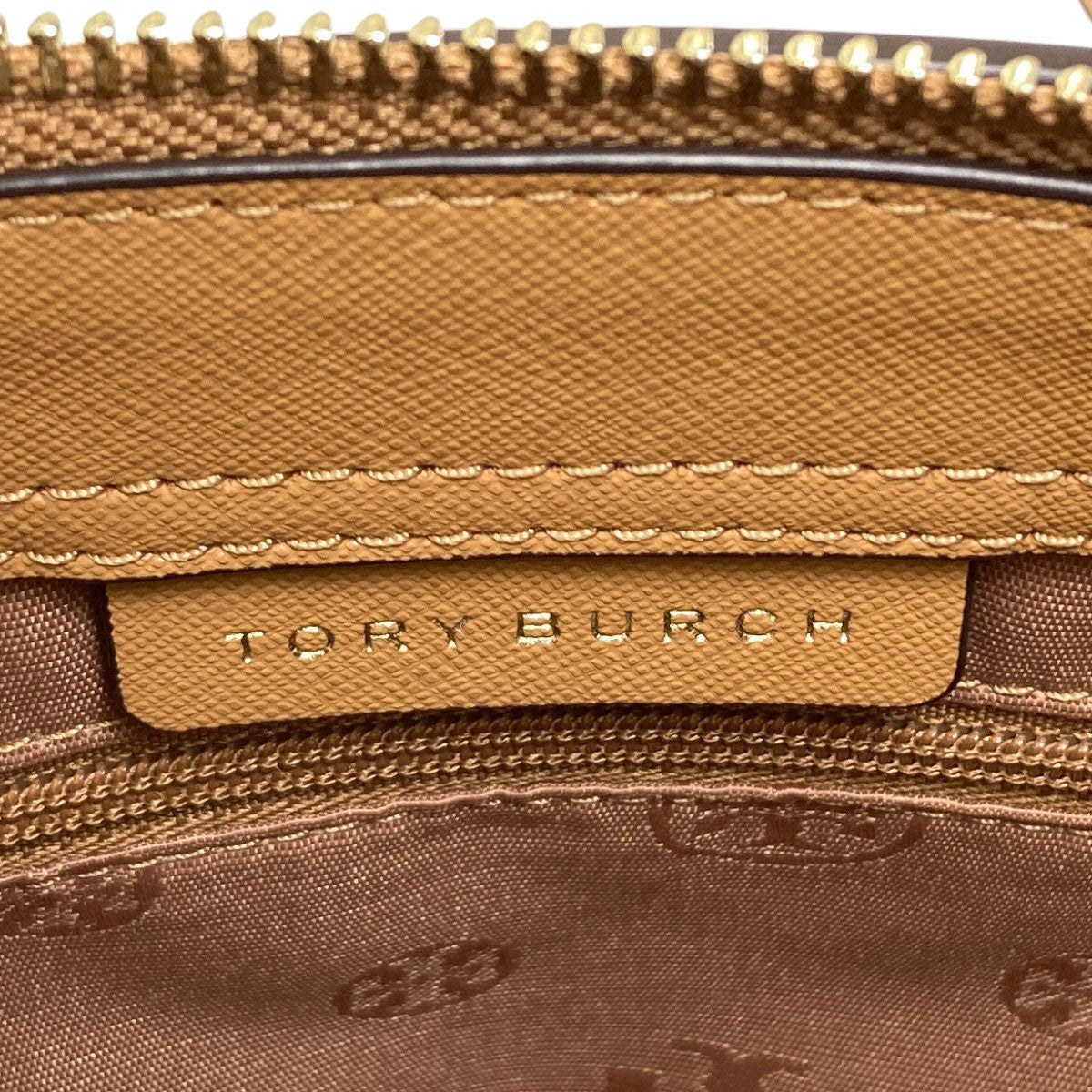 Tory Burch Emerson Mini Top Zip Tote 2WAY Handbag Leather Ladies [Used]