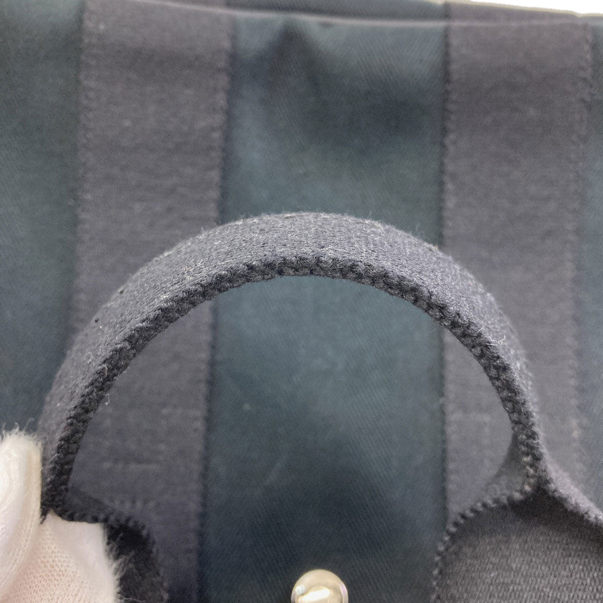 HERMES Valparaiso PM Handbag Canvas Ladies [Used]