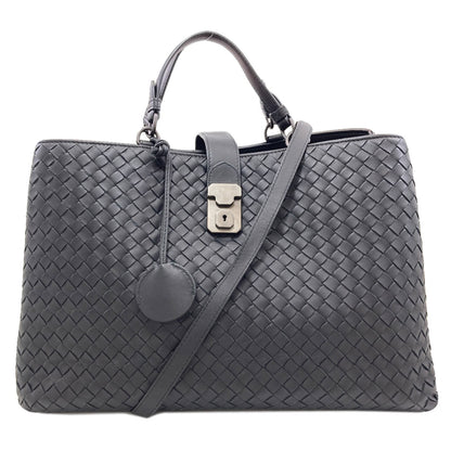 BOTTEGA VENETA Roma Bag Intrecciato 2WAY Tote Bag Calf Ladies [Used]