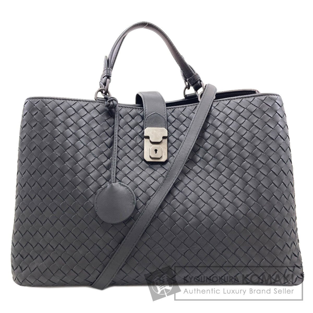 BOTTEGA VENETA Roma Bag Intrecciato 2WAY Tote Bag Calf Ladies [Used]