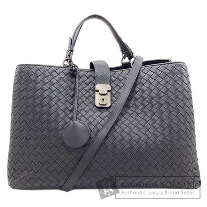 BOTTEGA VENETA Roma Bag Intrecciato 2WAY Tote Bag Calf Ladies [Used]