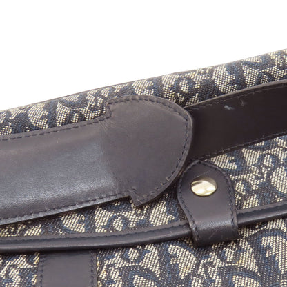 CHRISTIAN DIOR Trotter pattern Shoulder Bag Canvas Ladies [Used]