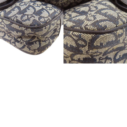 CHRISTIAN DIOR Trotter pattern Shoulder Bag Canvas Ladies [Used]