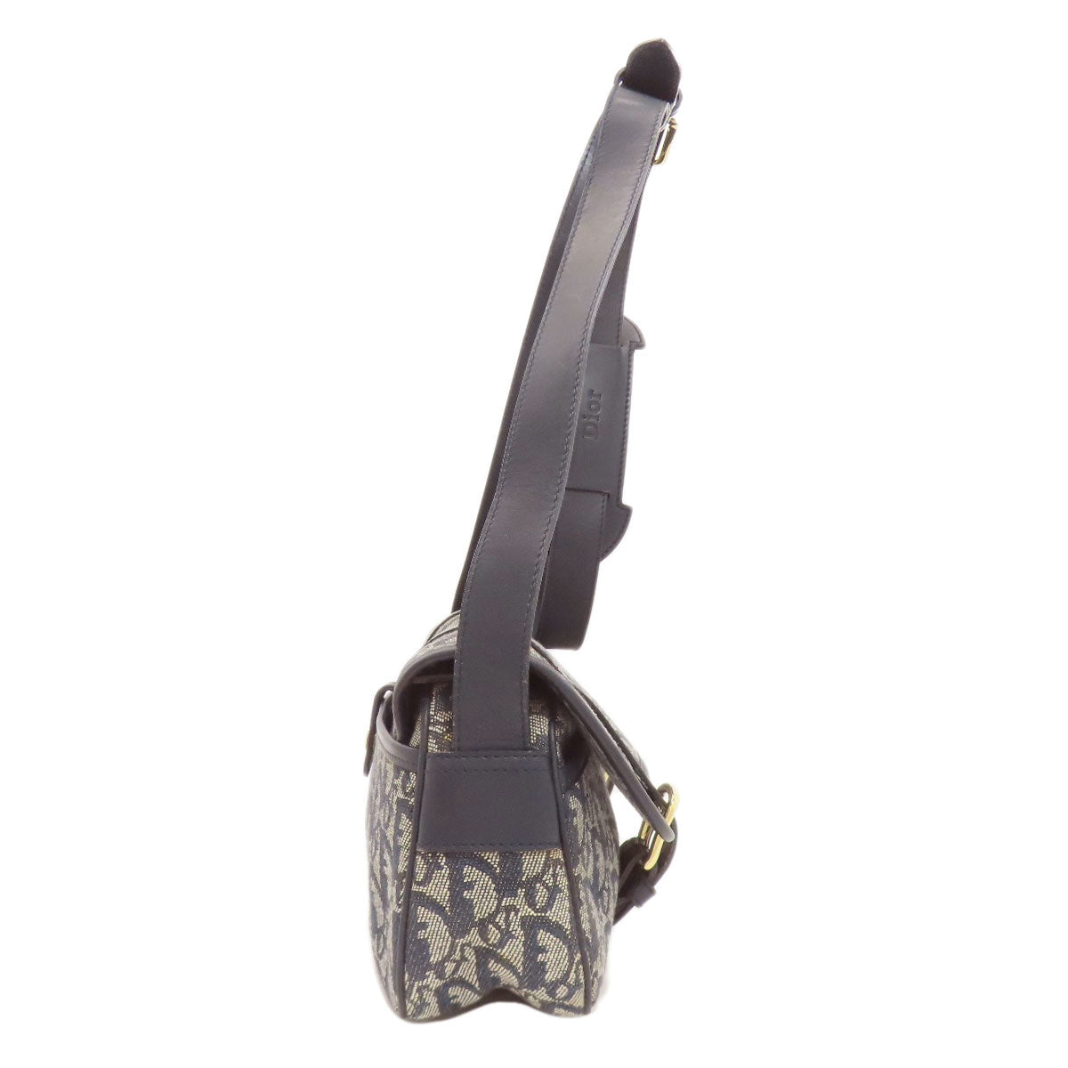 CHRISTIAN DIOR Trotter pattern Shoulder Bag Canvas Ladies [Used]