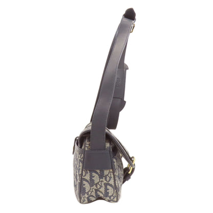 CHRISTIAN DIOR Trotter pattern Shoulder Bag Canvas Ladies [Used]