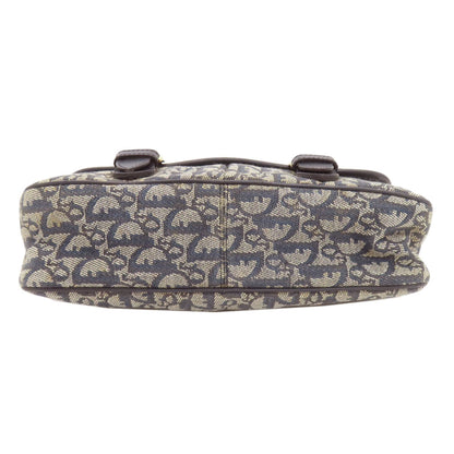 CHRISTIAN DIOR Trotter pattern Shoulder Bag Canvas Ladies [Used]
