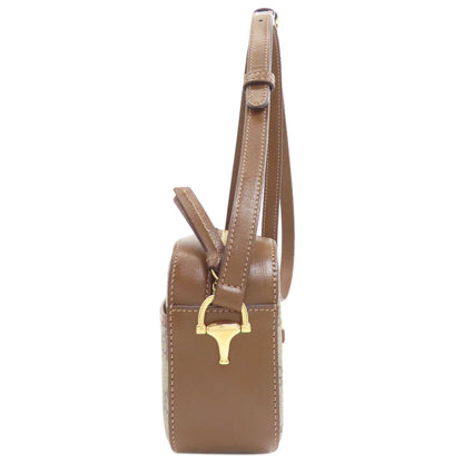 GUCCI 760196 Horsebit Small Camera Bag Shoulder Bag PVC Ladies [Used]