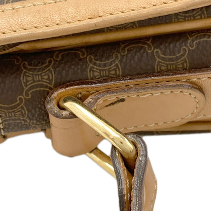 CELINE Macadam pattern Shoulder Bag PVC Ladies [Used]