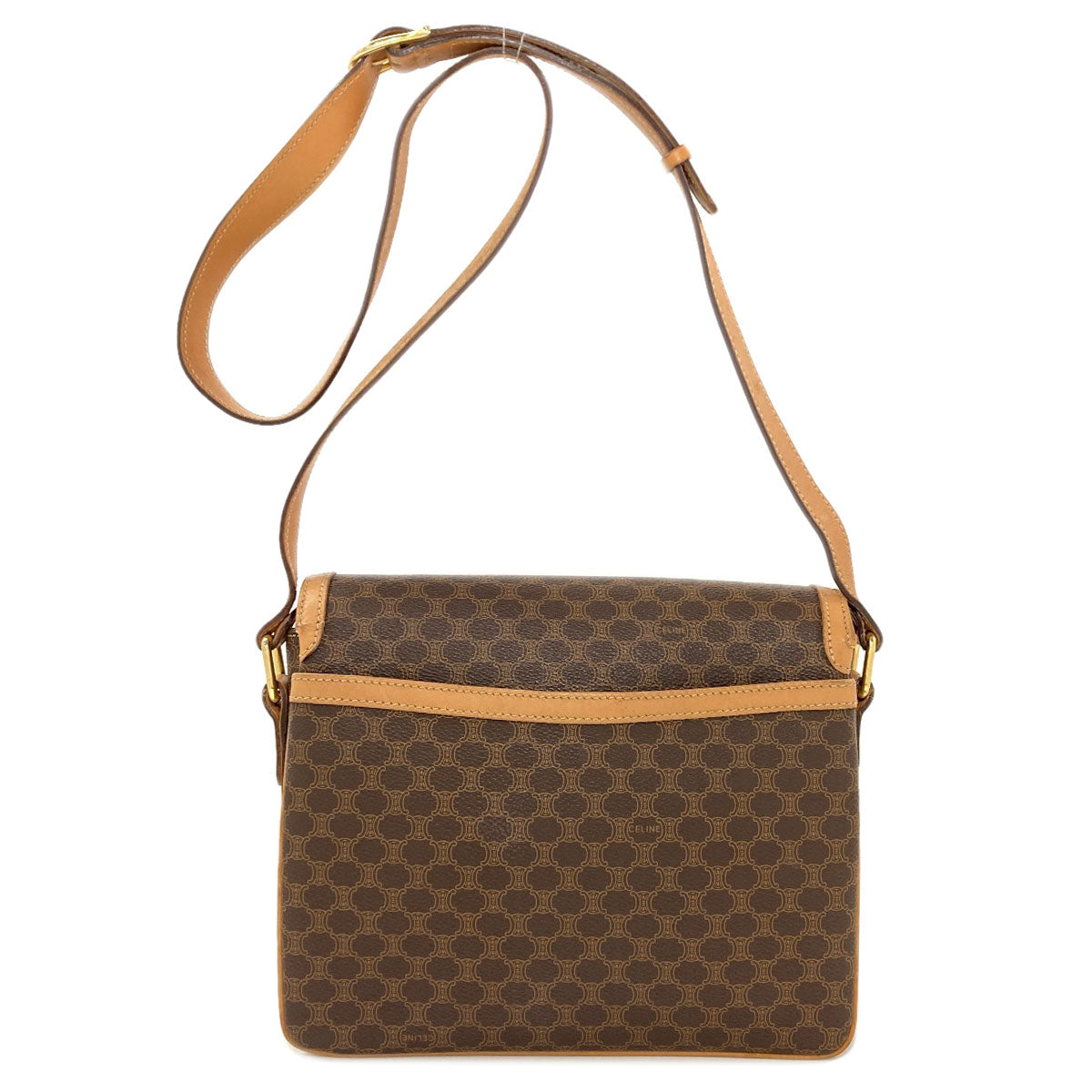 CELINE Macadam pattern Shoulder Bag PVC Ladies [Used]