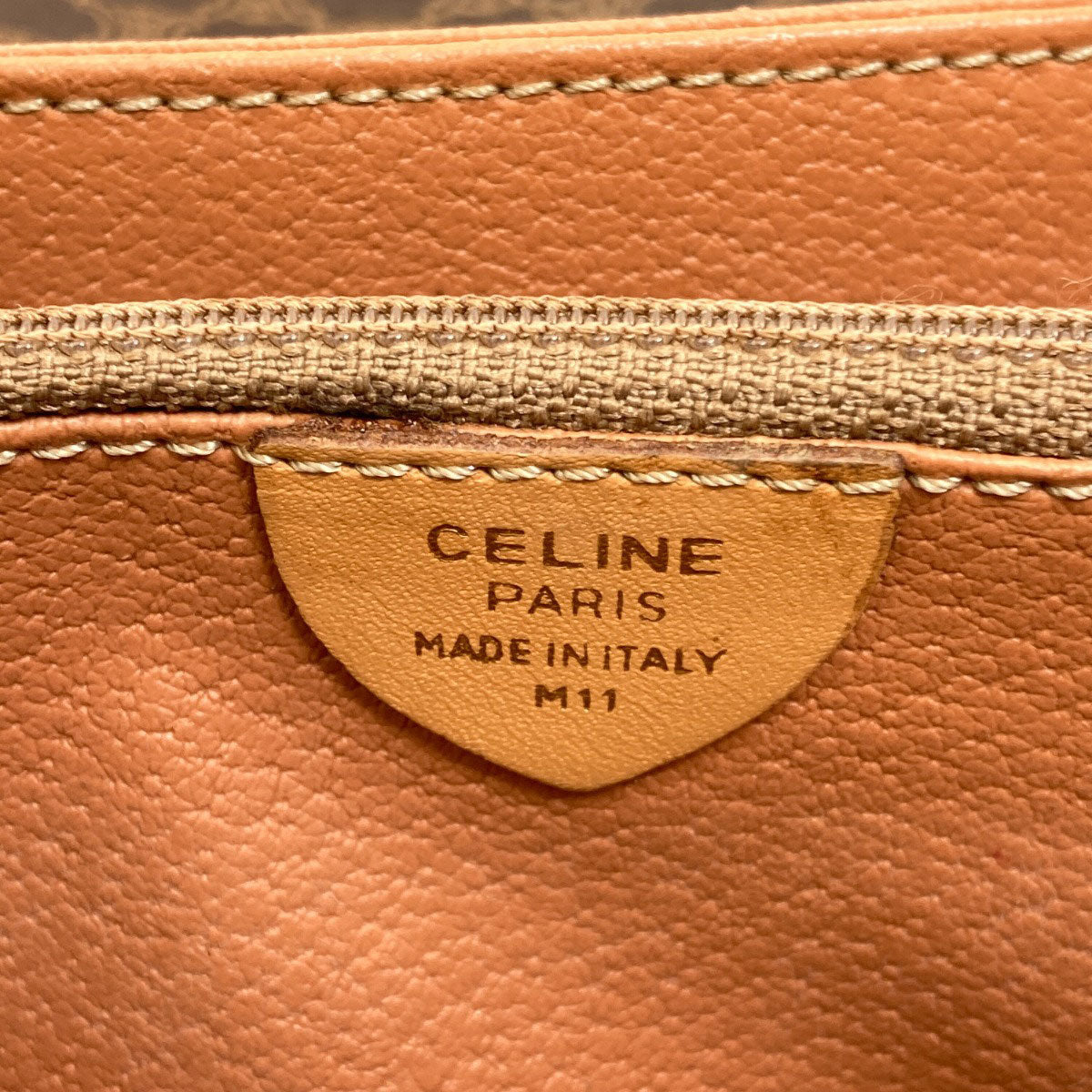 CELINE Macadam pattern Shoulder Bag PVC Ladies [Used]