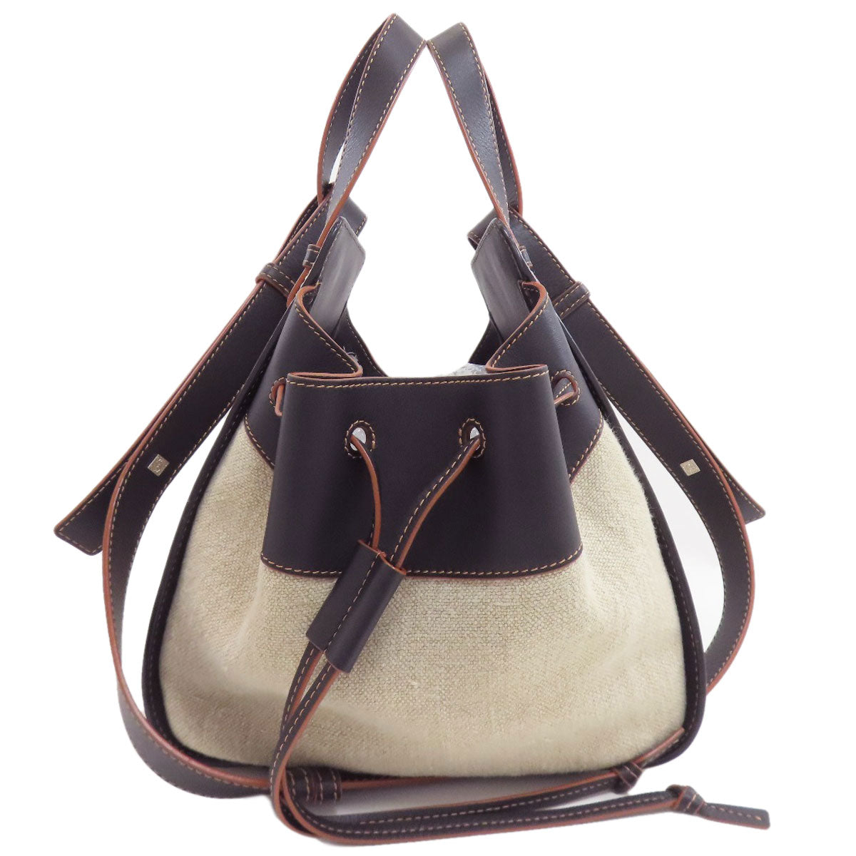 LOEWE Hammock 2WAY Handbag Calf CanvasLadies [Used]