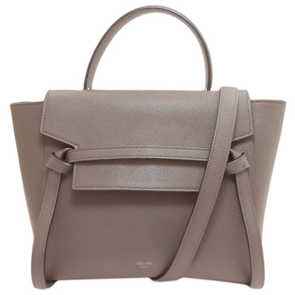 CELINE Micro 2WAY Belt Bag Handbag Calf Ladies [Used]