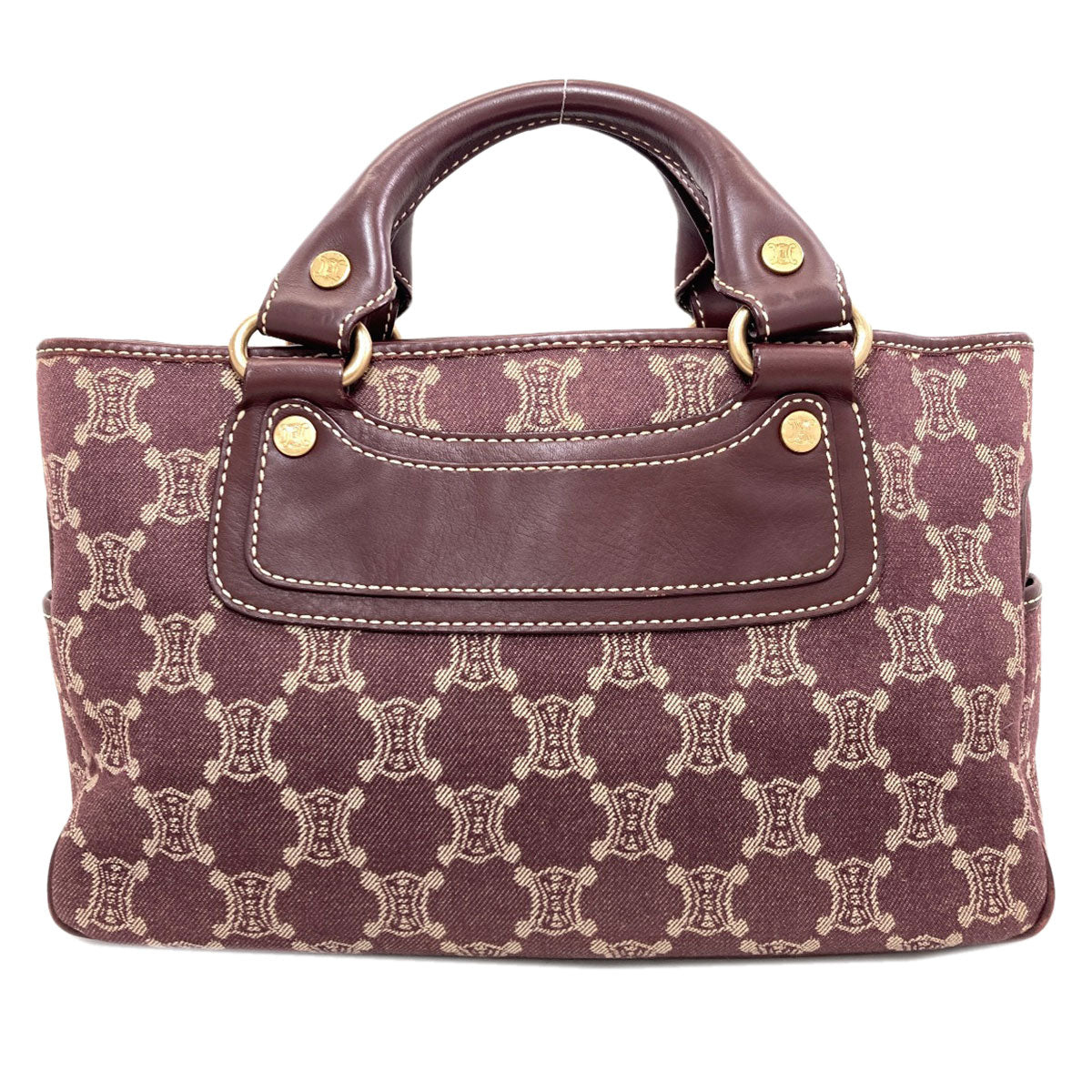 CELINE Boogie bag macadam pattern Handbag Canvas Ladies [Used]