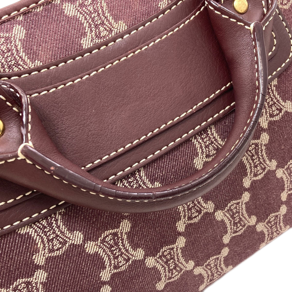 CELINE Boogie bag macadam pattern Handbag Canvas Ladies [Used]