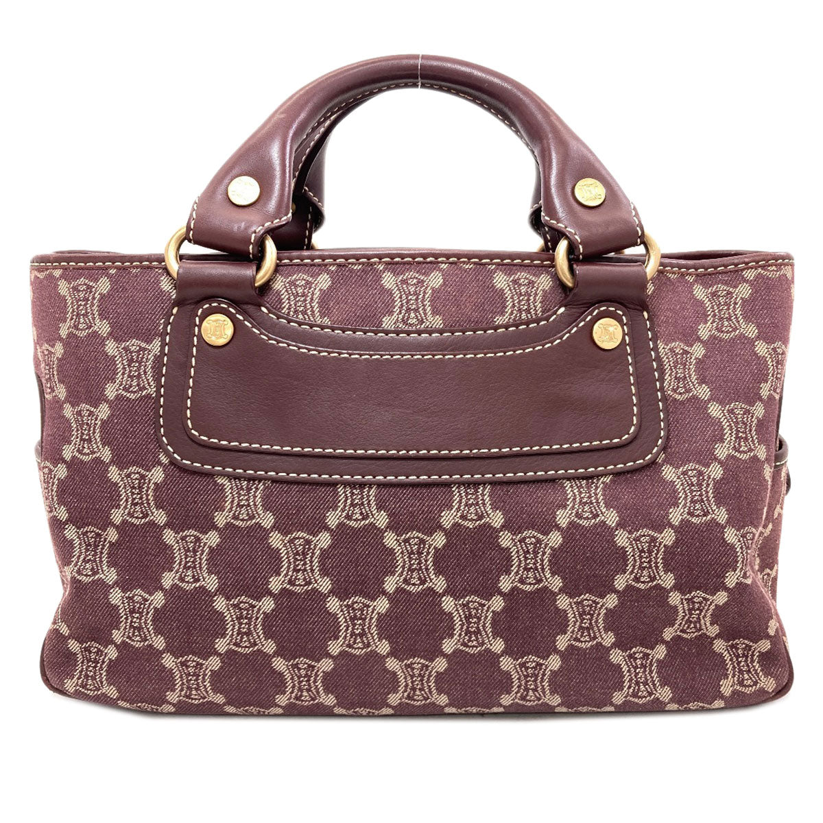 CELINE Boogie bag macadam pattern Handbag Canvas Ladies [Used]