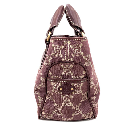 CELINE Boogie bag macadam pattern Handbag Canvas Ladies [Used]