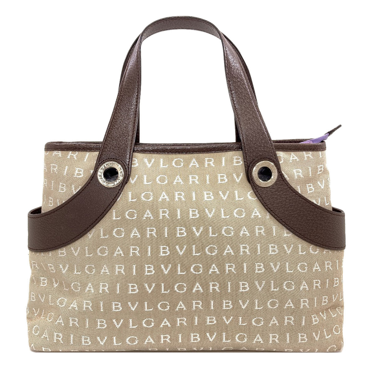 BVLGARI Logo mania Handbag Canvas Ladies [Used]