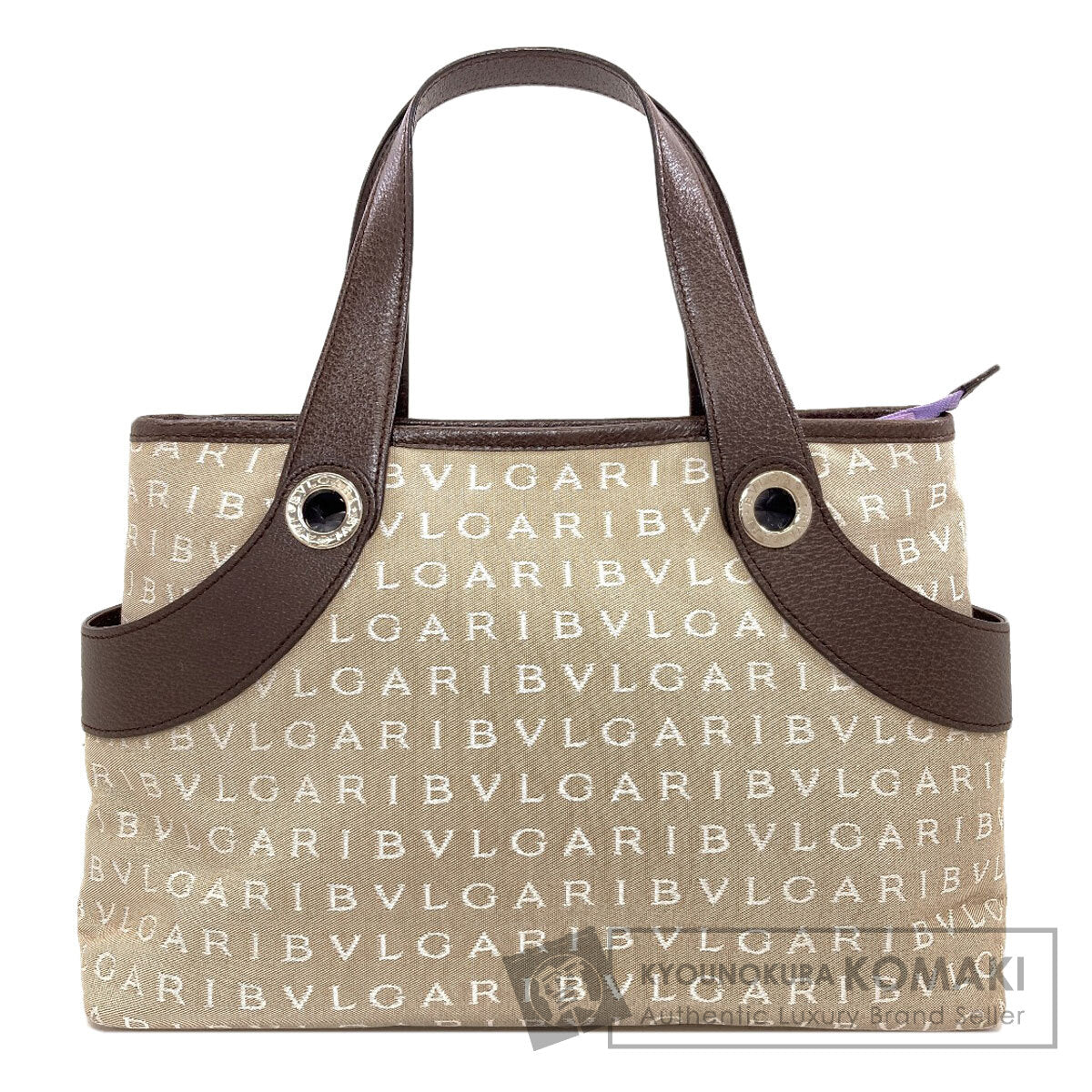 BVLGARI Logo mania Handbag Canvas Ladies [Used]