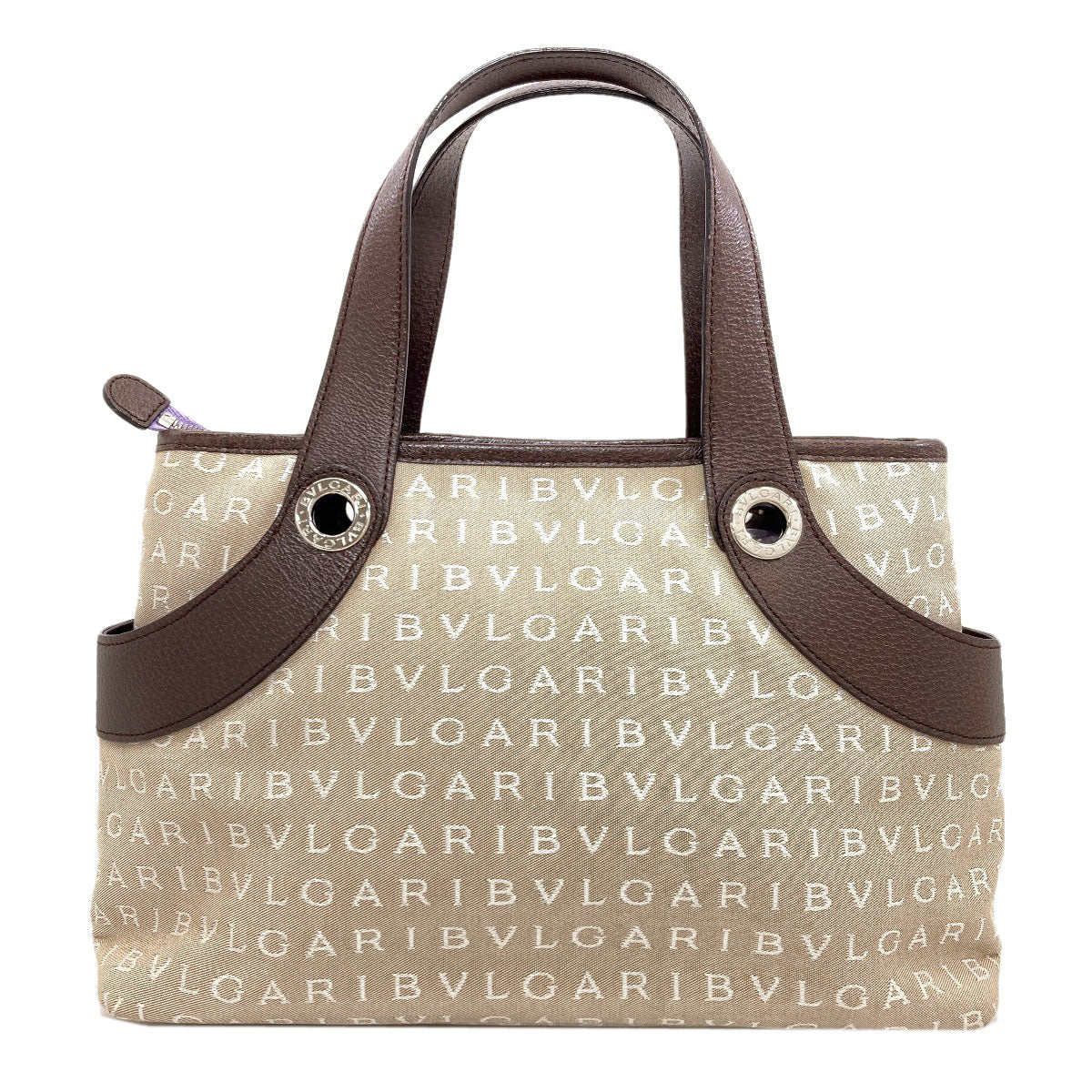 BVLGARI Logo mania Handbag Canvas Ladies [Used]