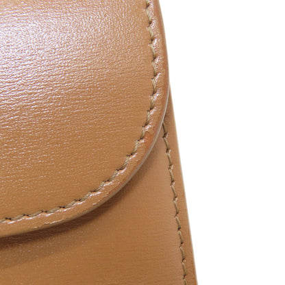 CELINE Small flap wallet Triomphe Tri-fold wallet (with Coin Pocket) Leather Ladies [Used]