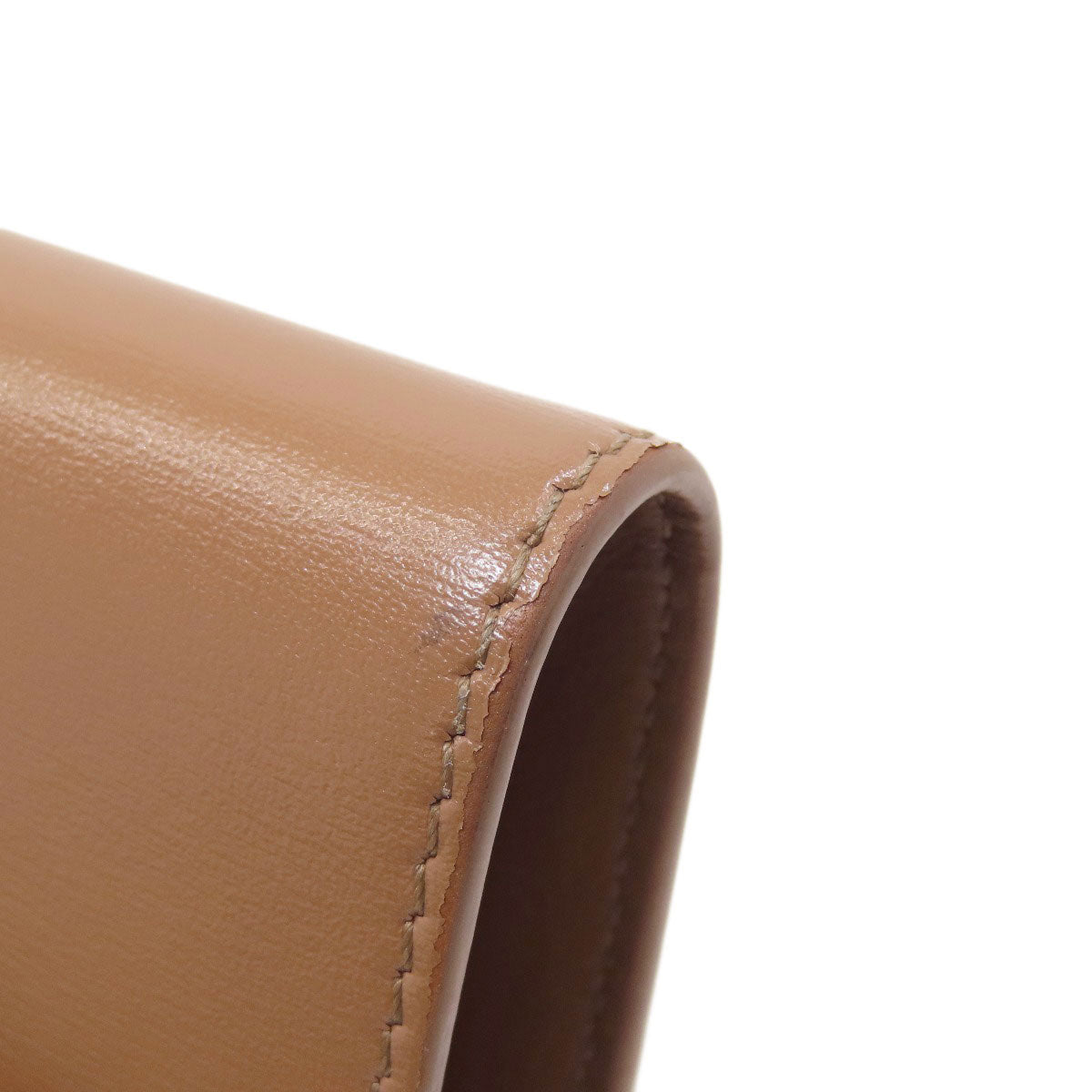 CELINE Small flap wallet Triomphe Tri-fold wallet (with Coin Pocket) Leather Ladies [Used]