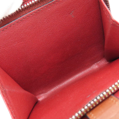 LOEWE anagram Bifold Wallet with Coin Pocket Leather Ladies [Used]