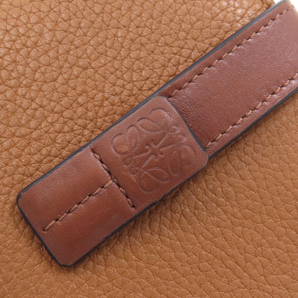 LOEWE anagram Bifold Wallet with Coin Pocket Leather Ladies [Used]