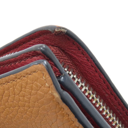 LOEWE anagram Bifold Wallet with Coin Pocket Leather Ladies [Used]