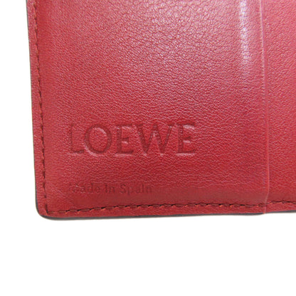 LOEWE anagram Bifold Wallet with Coin Pocket Leather Ladies [Used]