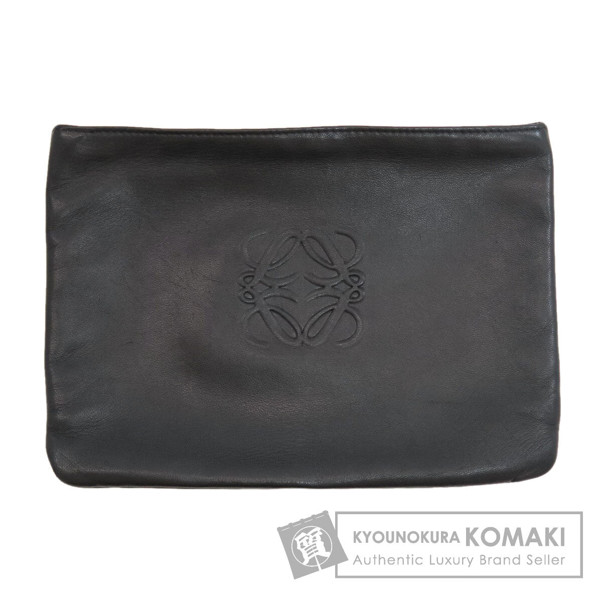 LOEWE anagram Accessory pouch Lambskin Ladies [Used]