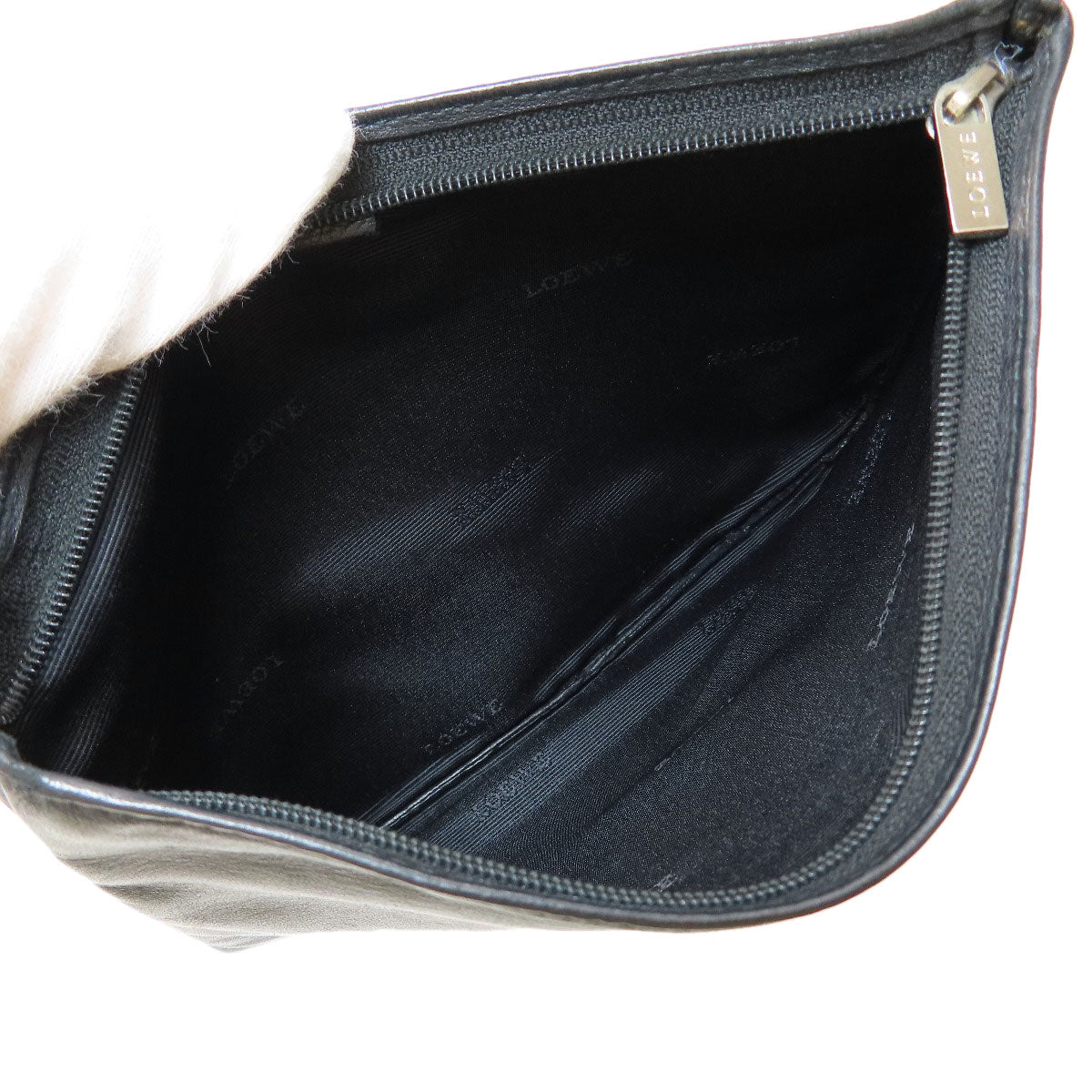 LOEWE anagram Accessory pouch Lambskin Ladies [Used]