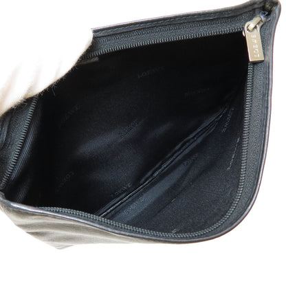 LOEWE anagram Accessory pouch Lambskin Ladies [Used]