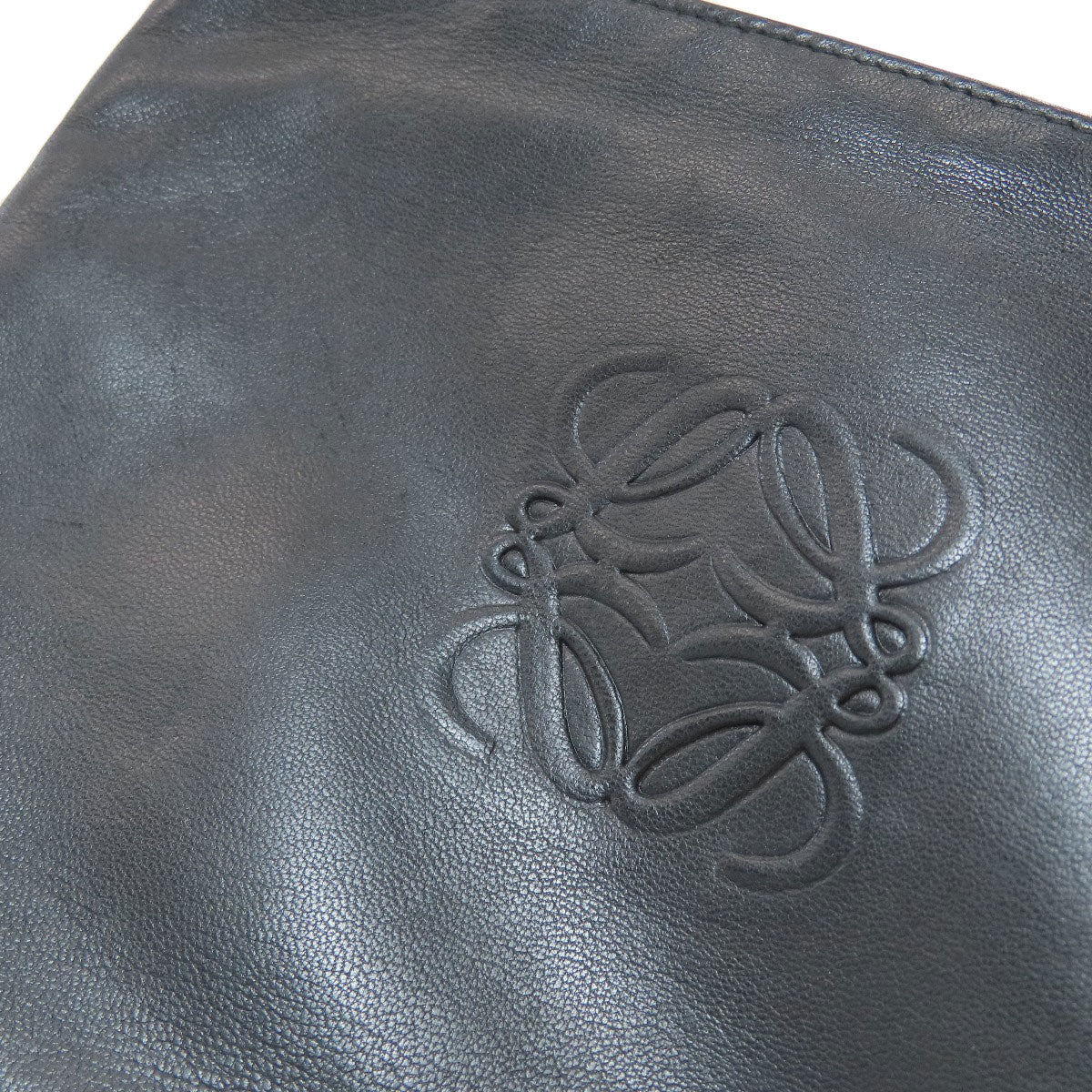 LOEWE anagram Accessory pouch Lambskin Ladies [Used]