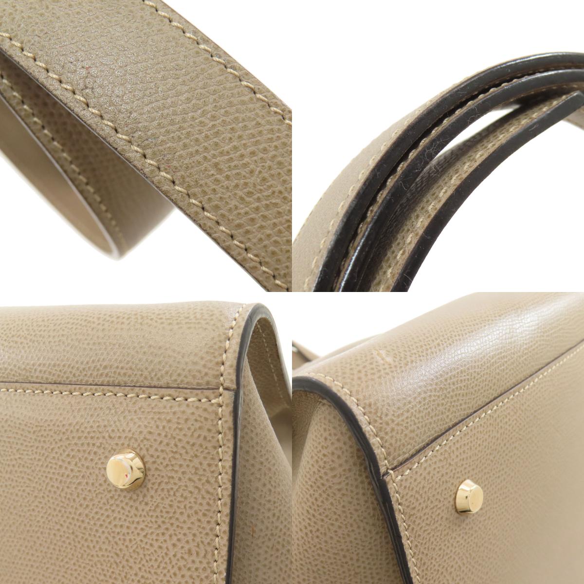 Valextra B-Cube 2WAY Handbag Calf Ladies [Used]