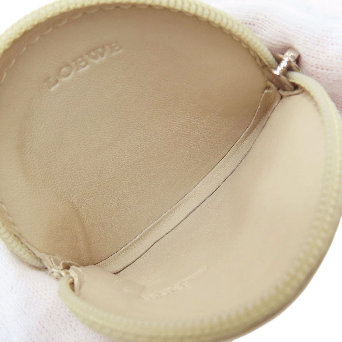 LOEWE anagram coin purse Leather Ladies [Used]